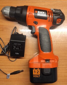 Vrtačka aku Black & Decker 12V - 3