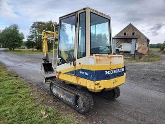 JAPONSKÝ MINIBAGR KOMATSU PC10-6 2200KG - 3
