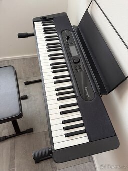 Klávesy CASIO CT-S400 + stolička a stojan - 3