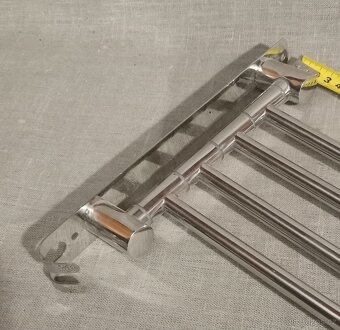 věšák na ručníky chrom 4 ramena SUS 304 - 3