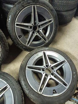 ❄️zimné orig. AMG Mercedes 5x112 R18 pneu dvojrozmer - 3