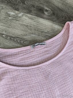 Mušelínové šaty vel. M - 3