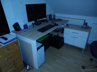 Rohový stůl 140x65 cm - 3