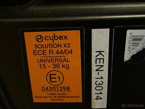 Autosedačka Cybex Solution X2 15-36 kg. - 3