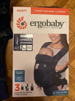 ERGOBABY Adapt nosítko Soft Flex Mesh - Midnight Blue - 3
