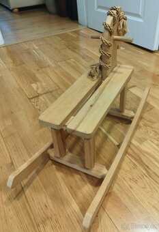 Dřevěný houpací koník - 3