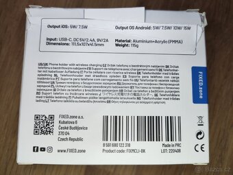 Magnetický držák na telefon s bezdrátovým nabíjením - 3