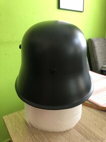 kovová Nemecka helma replika na chopper Motorce - 3