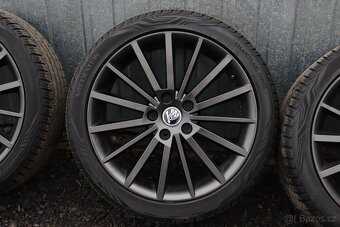 18" - ALU kola Škoda TURINI 7,5x18 ET51 + pneu 225/40 R18 - 3