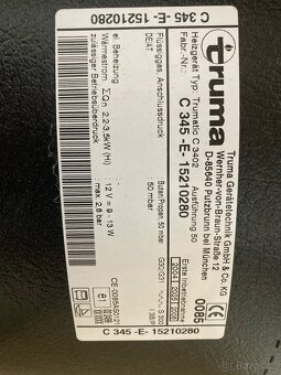 Ventil Truma 3402 50 mbar, spalovací komora - 3