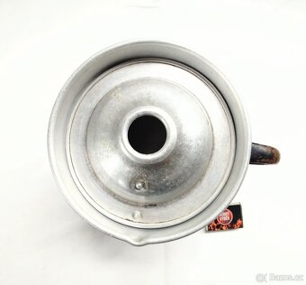 Starožitný hliníkový mlékovar - 3