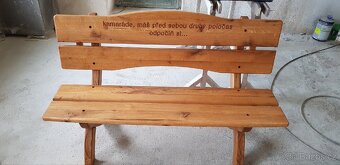 Zahradní lavička - 3