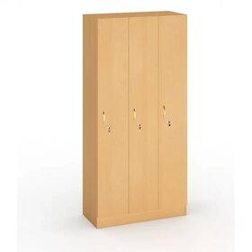 Dřevěná šatní skříň 3 boxy - 3