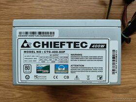 Počítačový zdroj 400W Chieftec - 3