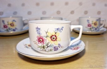 Porcelánová sada šálků s podšálky – EPIAG - 3