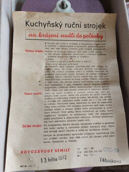 Kráječ nudlí - 3