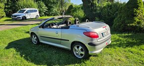 Peugeot 206CC, 1,6i 80kW, velmi pěkný stav - 3
