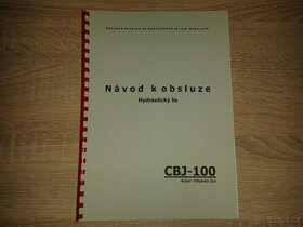 Návody hydraulické lisy CDC-2, CDC-10, CBJ 45, CBJ-100 - 3
