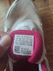 Dívčí bílorůžové halové tenisky - halovky zn. Adidas vel. 38 - 3