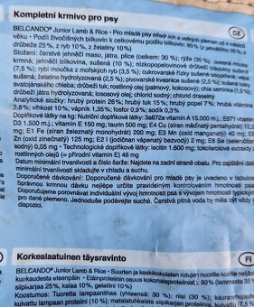 Ňemecké granule Belcando Junior jehněčí a rýže 12,5kg - 3