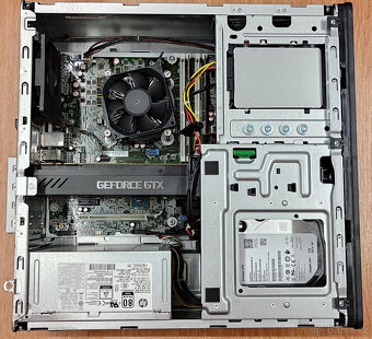 HP EliteDesk 800 G3,i5-6500,16GB,SSD,HDD, Nvidia,W11,LCD24" - 3