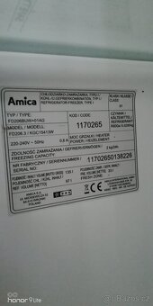 menší Ledničku Amica FD206.3 prodám - 3