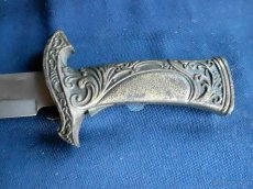 OCELOVÝ NŮŽ ZDOBENÁ DÝKA - ZNAČENÉ - 3