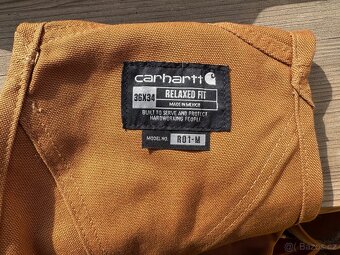 Kalhoty laclové Carhartt Bib Overall W36/L34 - 3