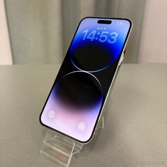 iPhone 14 Pro Max 256GB silver, pěkný stav, 12 měsíců záruka - 3