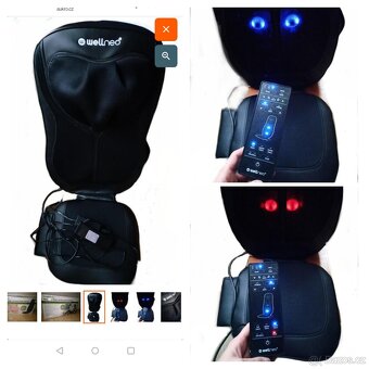 Wellneo masážní podložka zad a nohou Shiatsu 4v1 - 3