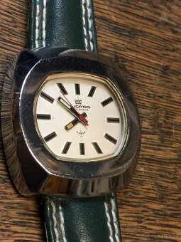 Retro hodinky Ducado Pforzheim Anker kožený řemínek - 3