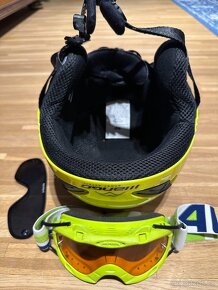 Dětský set helma Mango + brýle se sluneční clonou Alpina - 3