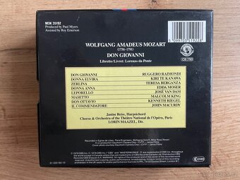 CD – Mozart, Don Giovanni (Maazel,Raimondi,Te Kanawa) 3CD - 3