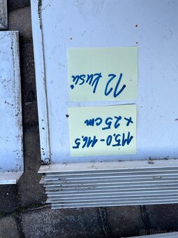 Hliníkové parapety - bílé - 3