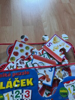 Puzzle vláček počítáme do 20 - 3