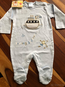 Nový bleděmodrý overal zn. G-mini 74–79 cm - 3