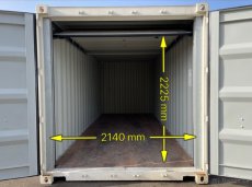 Lodní kontejner - sekční vrata Hörmann - č. 45 - 3