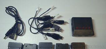 Nabíjecí baterie dron 3.7V 1800mAh 5 nabíj.hub - 3