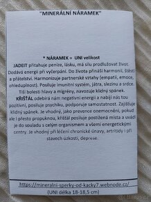 Minerální náramek "pro nejlepší učitelku" 4 - 3