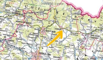 Prodej stavebních parcel v k.ú Cvikov - 3
