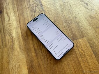 Apple iPhone 15 Pro Max 256GB – Modrý,Baterie 91% - 3