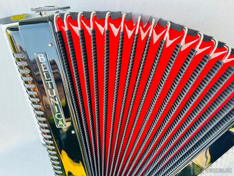 Nový akordeón Beltunica Vivaldi- DE LUXE 96 basový- krásny z - 3