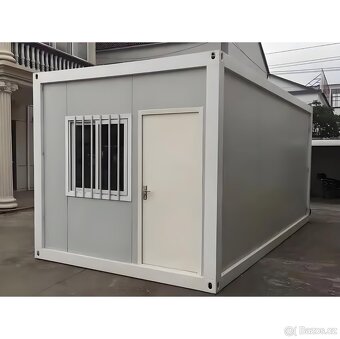 NOVÝ STAVEBNÍ KONTEJNER / UNIMOBUŇKA 6 × 2,4 m – bílá - 3