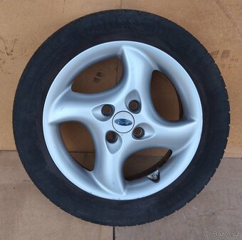 Alu kola Ford s pneu Continental 195/55 R16, vzorek 6 mm - 3