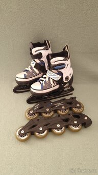 Designové dětské brusle vel. 33-36, leto i zima - 3