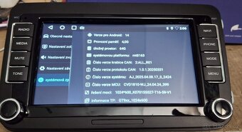 VW SKZ GPS navigace ANDROID 14 , Carplay+Android Auto 64GB - 3