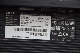 LCD Acer K222HQL 21.5" - 3