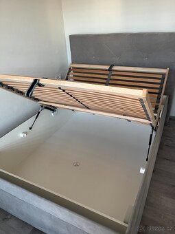 postel s uloznym prostorem 140x200 cm - 3