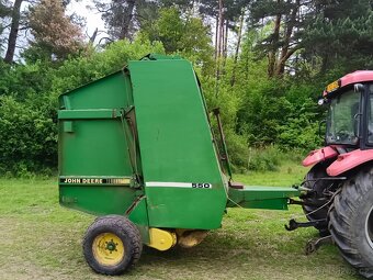 LIS NA KULATÉ BALÍKY JOHN DEERE 550 - 3
