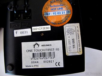 Telefon bezdrátový ALCATEL-poštovné ZDARMA - 3